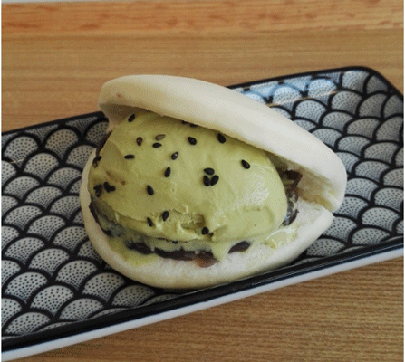 gua bao glace recette matcha azuki