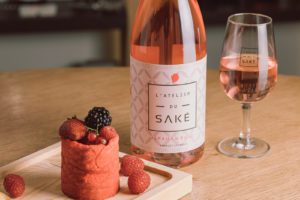 saké atelier du saké x ispahan rose